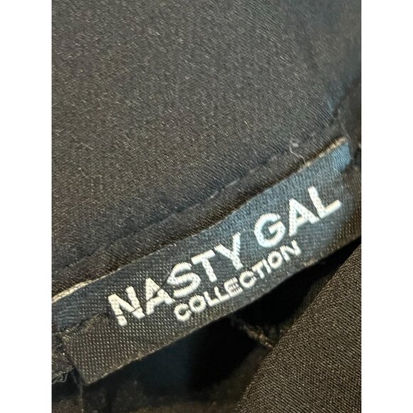 Nasty Gal Collection Ankle Dress Pants High Rise Stretch Pocket  Olive Green 12 - Picture 10 of 10